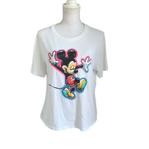 Disney Mickey Mouse Spray Paint Retro Inspired T Shirt